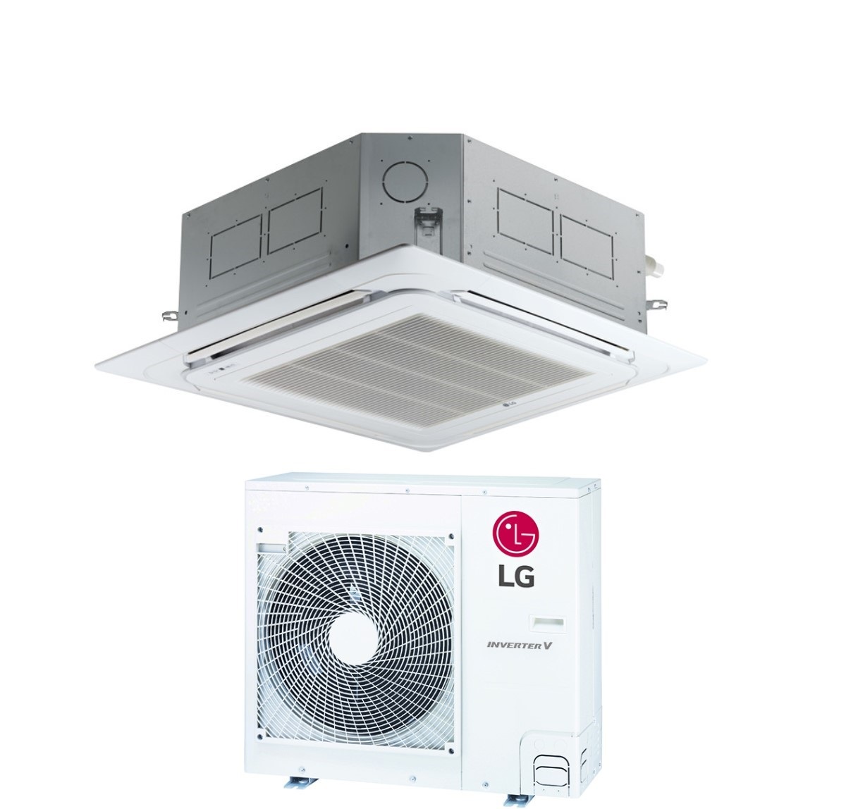 Condizionatore LG Cassetta a 4 Vie Inverter 30000 Btu UT30F R-32 Wi-Fi Optional con Pannello Incluso