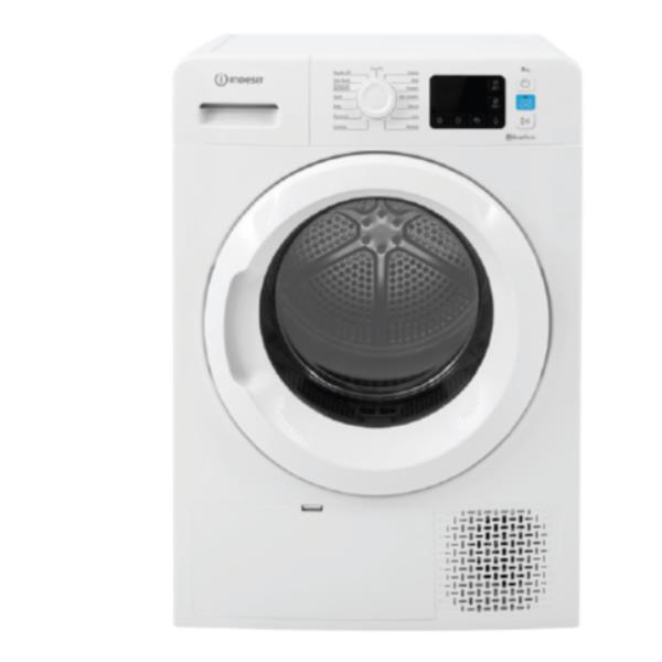 Asciugatrice a Pompa di Calore 8 Kg Indesit YT M11 82 RX IT (A84,9xL65,5xP67,5) Classe A++ Push & Go Easy Cleaning