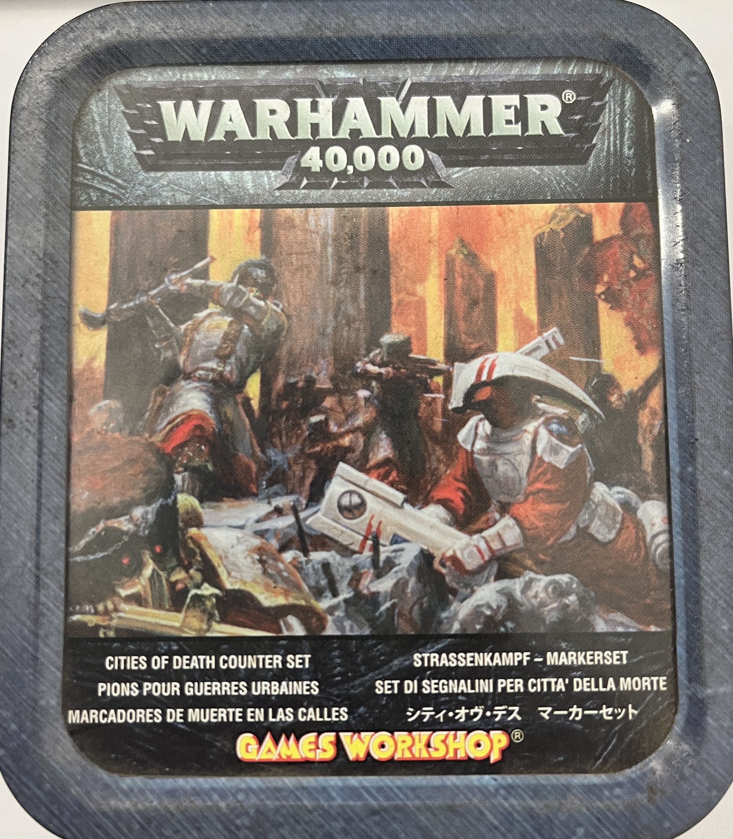 Warhammer 40K Segnalini Per Città Della Morte 40K Sigillati Scatola Usurata