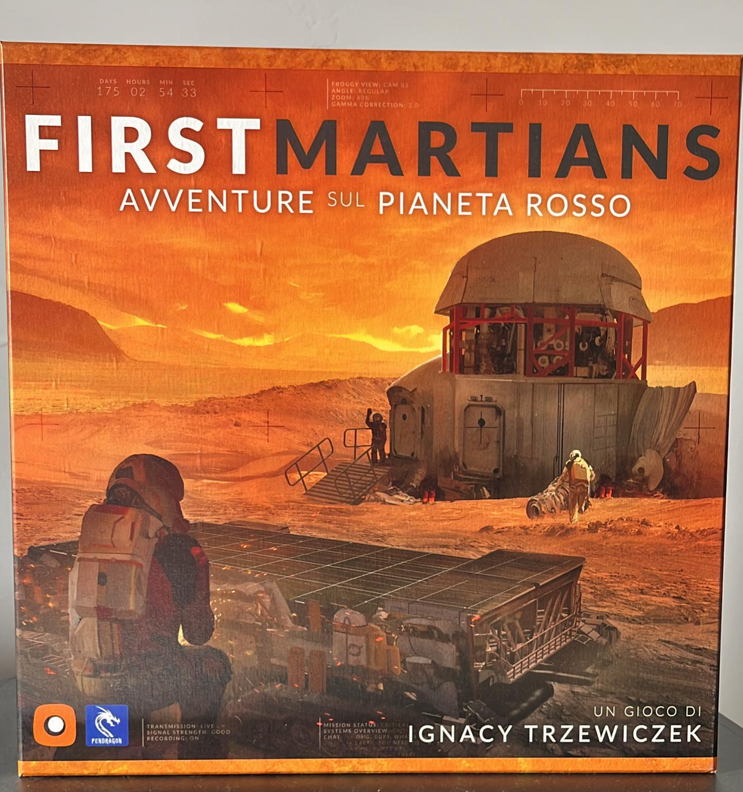 Gioco Da Tavolo First Martians Usato Italiano Ottimo Stato Buste Intatte