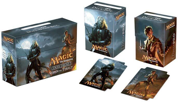 Doppio Porta Mazzo Orizzontale Magic Sorin Vs Tibalt Ultra Pro Lord Innistrad