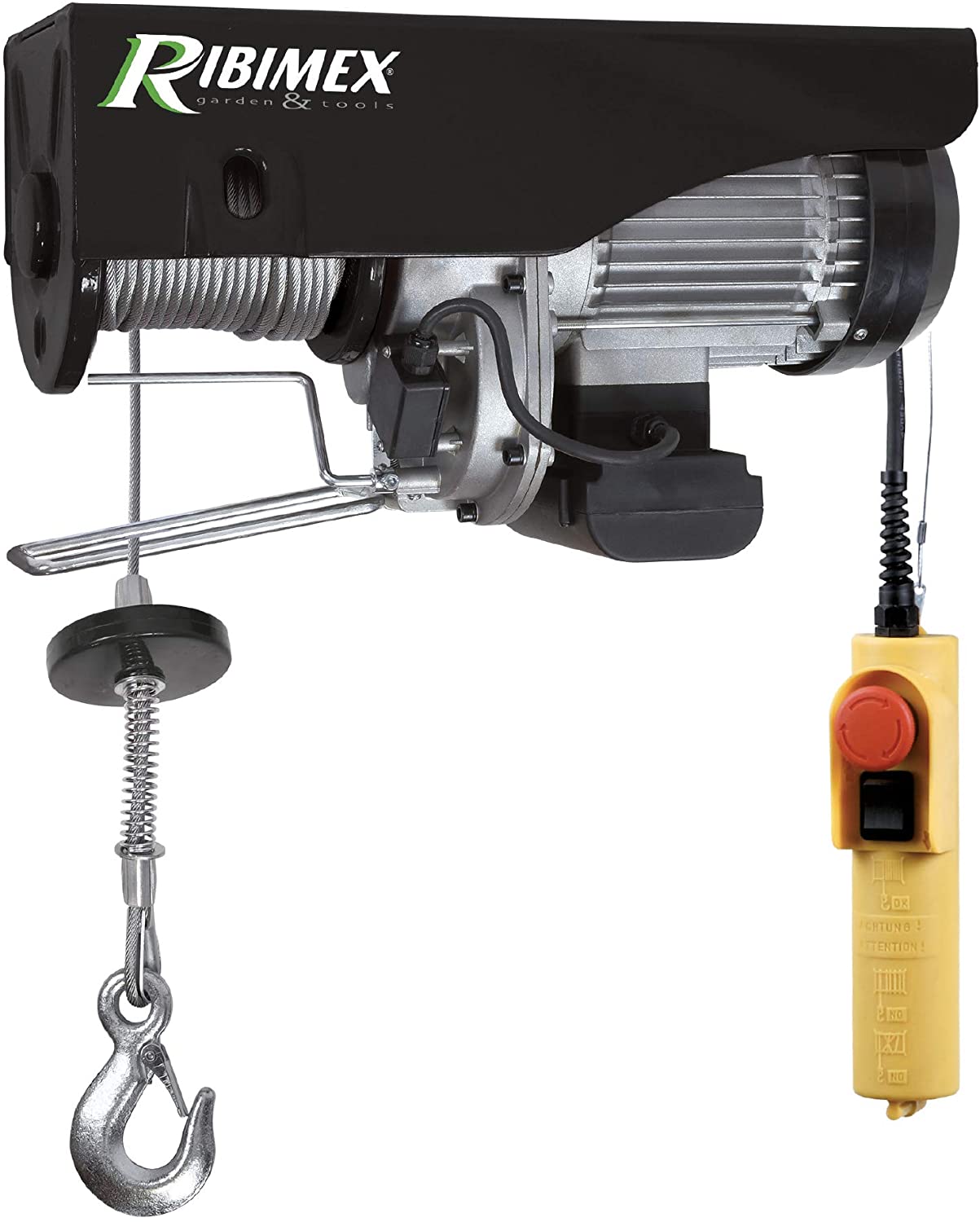 Paranco Montacarichi Elettrico Argano 500W 18 MT Ribimex PE125/250C/1