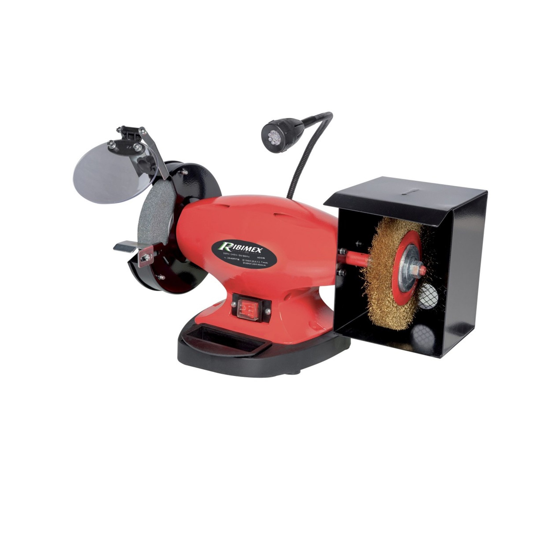 Image of Smerigliatrice Mista da Banco 150mm - Ribimex PRTMEBRO150
