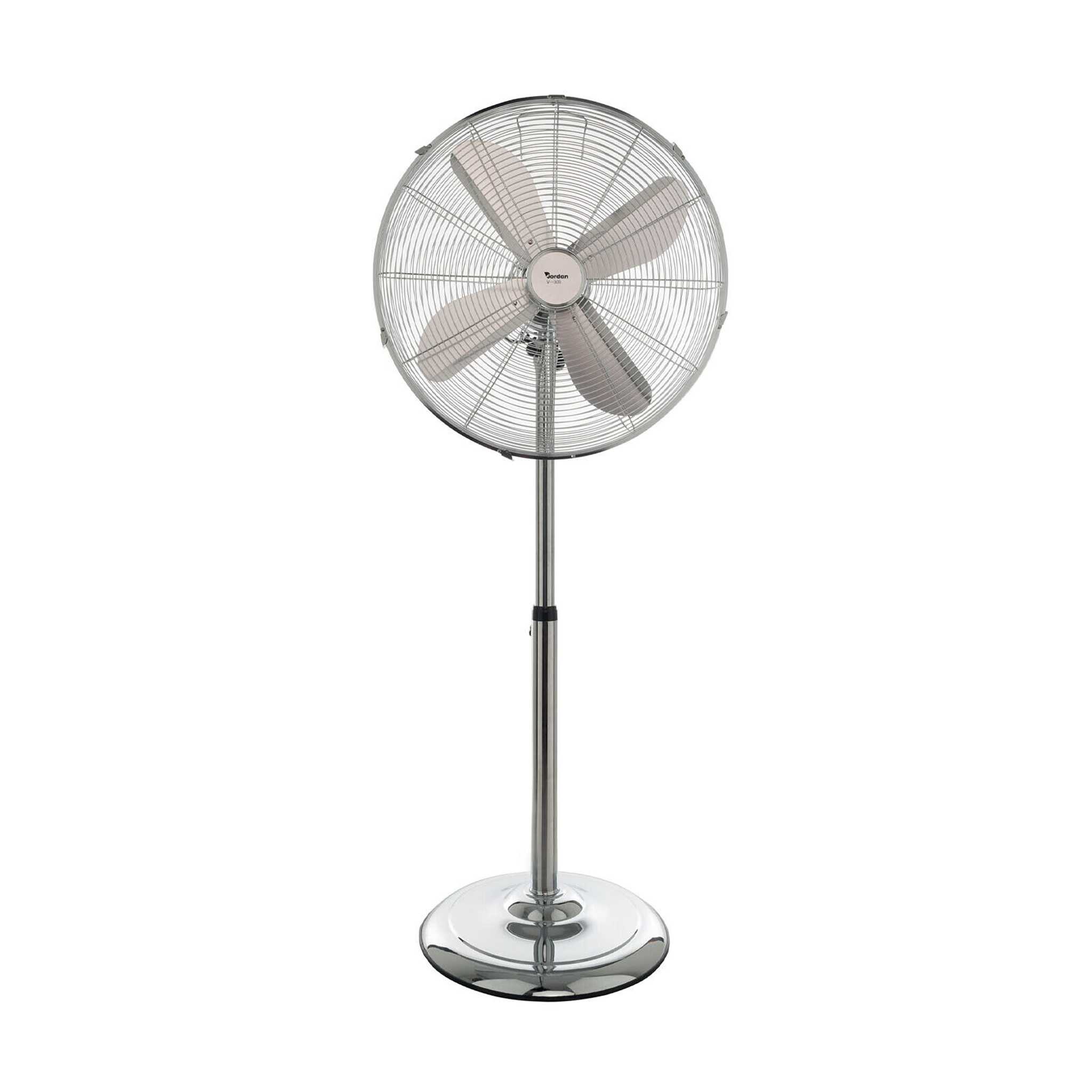 Image of Ventilatore A Piantana 60W Colonna Regolabile In Acciaio Bronzo Jordan V309A