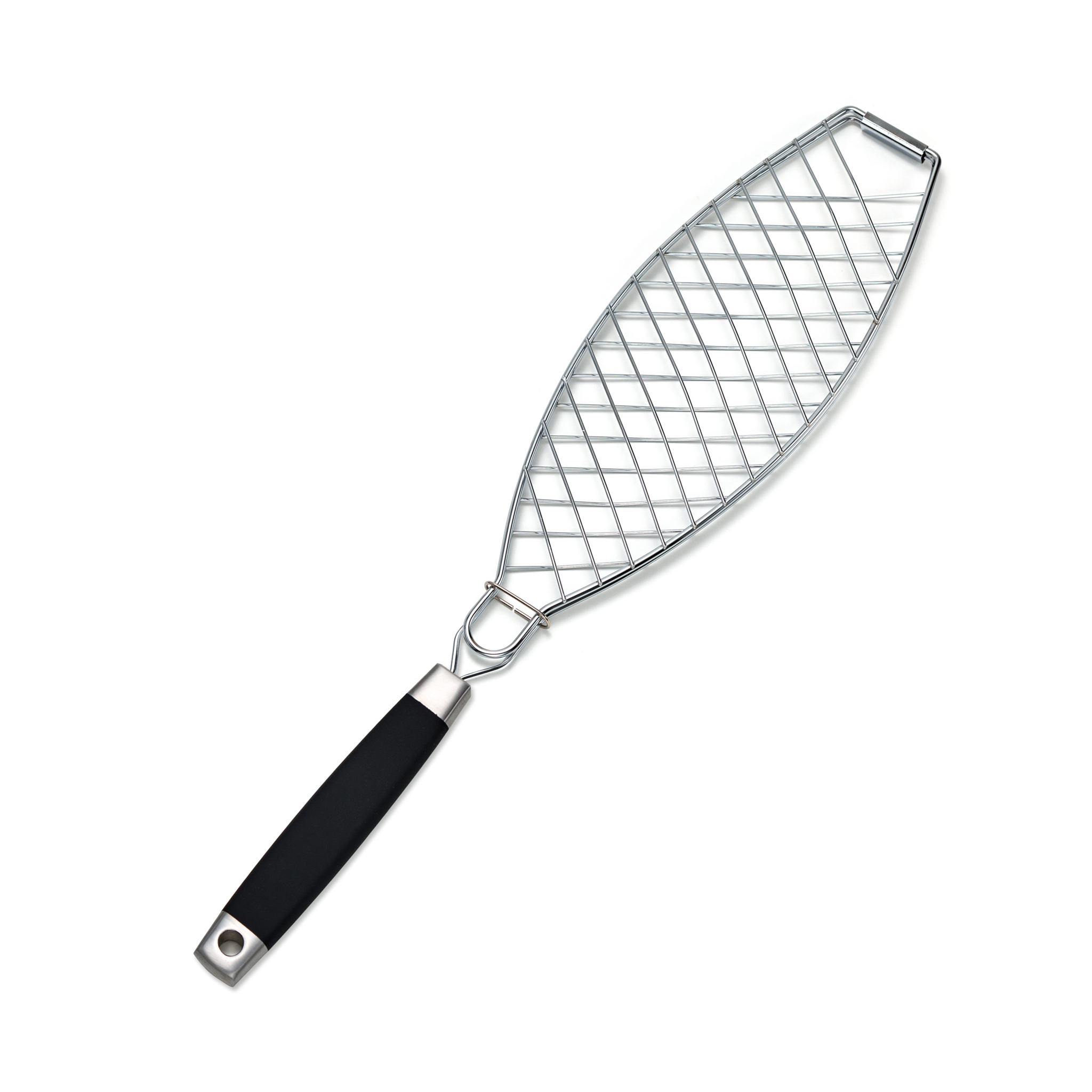 Image of Griglia Per Pesce Per Barbecue In Acciaio Inox 61cm - 57550