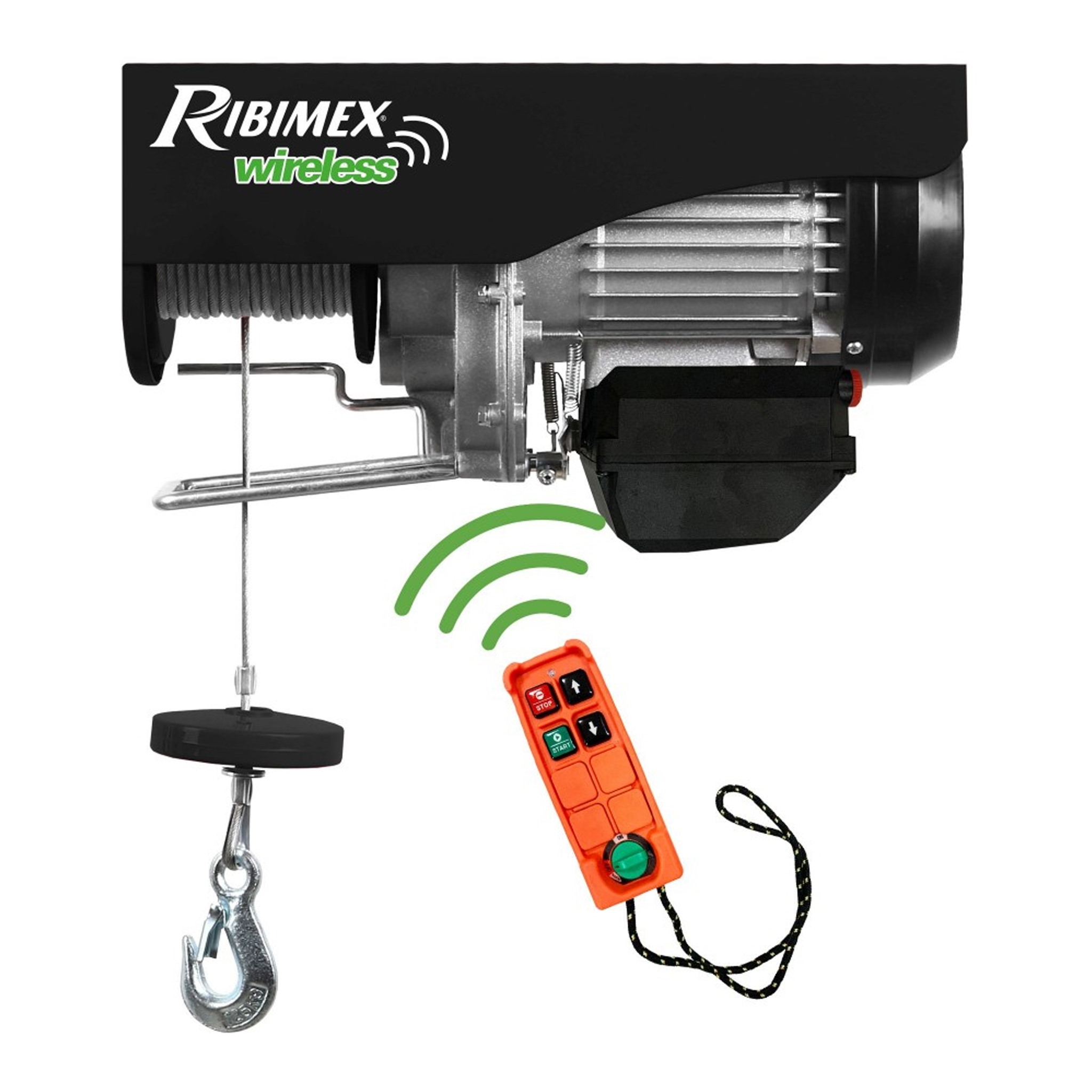 Paranco Elettrico Telecomandato 400/800 kg - Ribimex PE400/800T