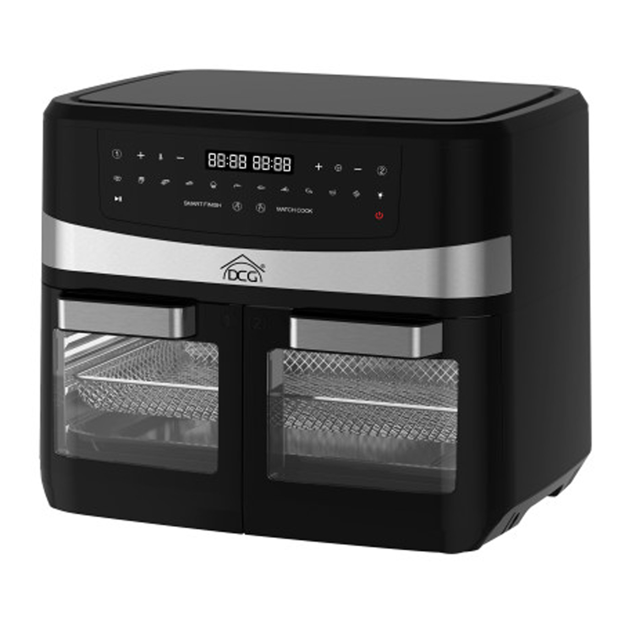Image of Friggitrice Forno Ad Aria 12l A 2 Porte Con 12 Programmi E 6 Accessori