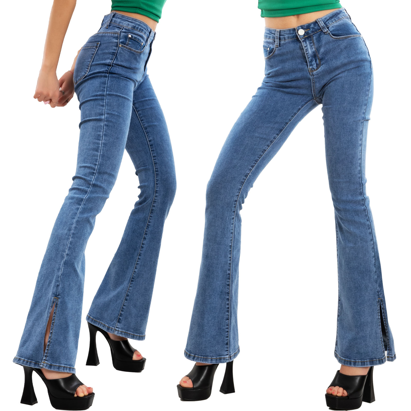 Jeans Skinny Donna NEXT Blu Vita Media, Taglie Forti Dalla 8 Alla 26 - Foto 3