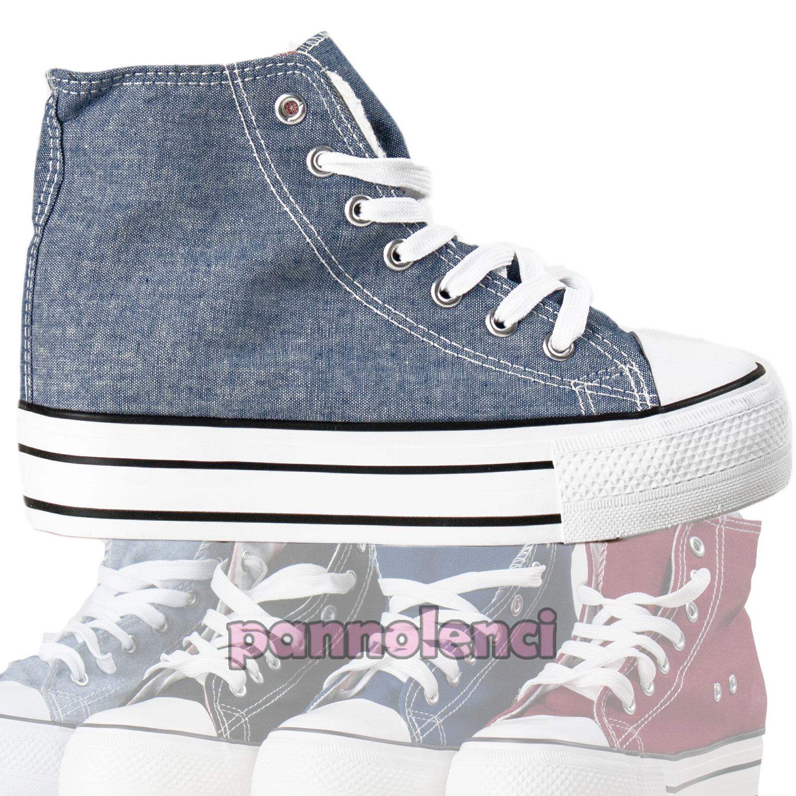 Dettagli su Scarpe donna ginnastica sneakers alte sport tela lacci ZEPPA INTERNA nuove NG501 Dettagli su Scarpe donna ginnastica sneakers alte sport tela lacci ZEPPA INTERNA nuove NG501