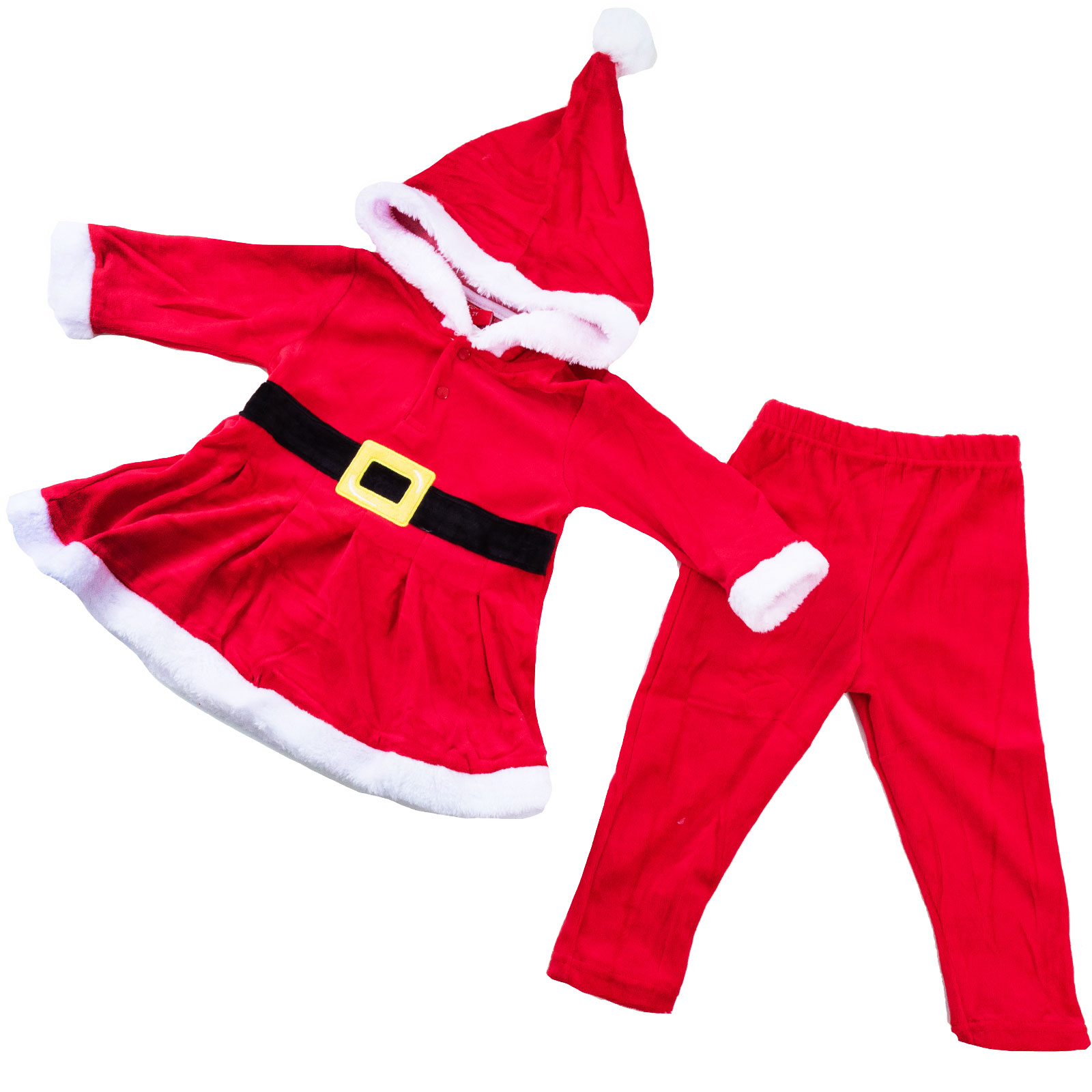 Newborn Baby Girl Santa Claus Christmas Romper Dress TOOCOOL