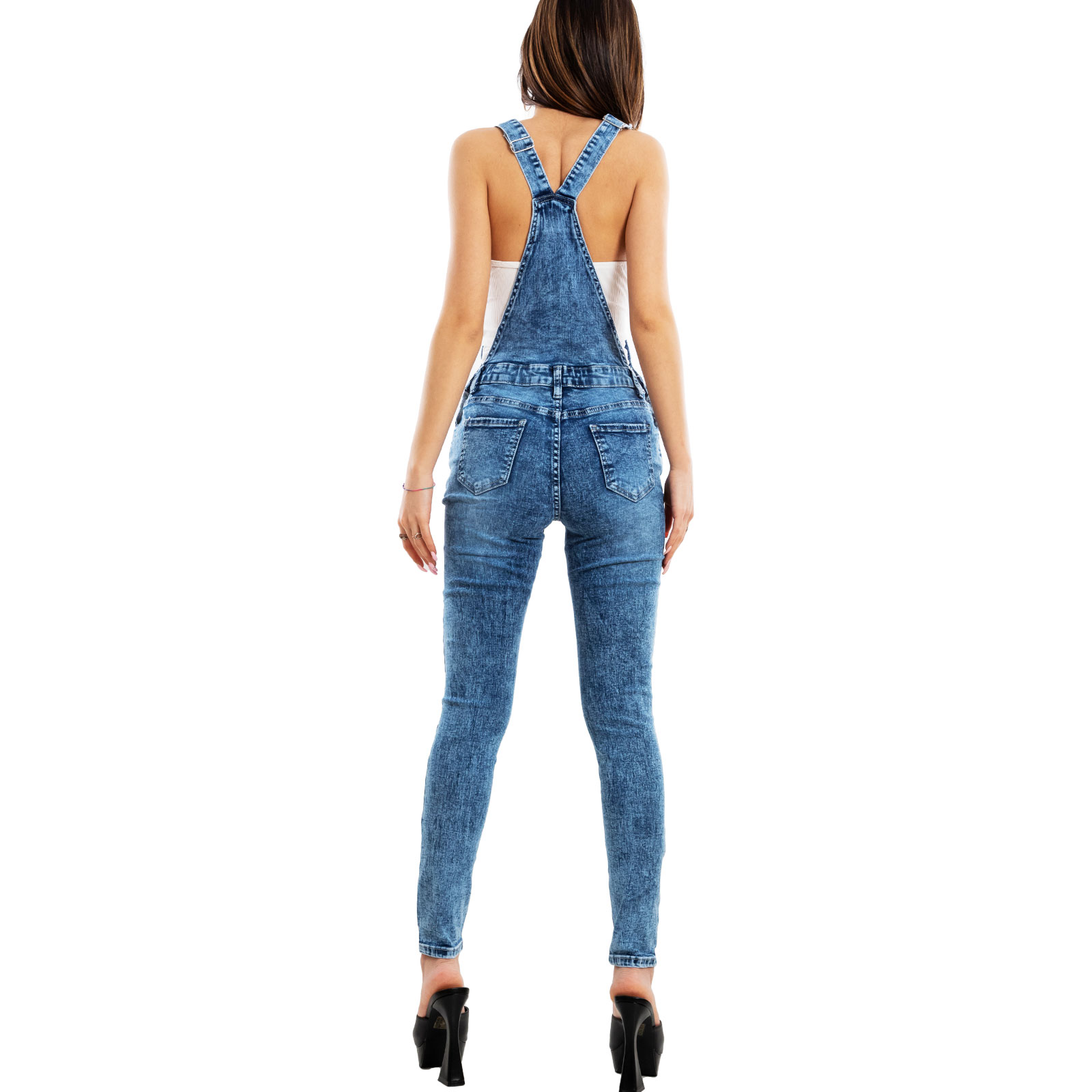Salopette di jeans per le donne 2018 donna salopette donna tute per le donne  2018 jeans di moda femminile di inverno della tuta DD1639 - AliExpress
