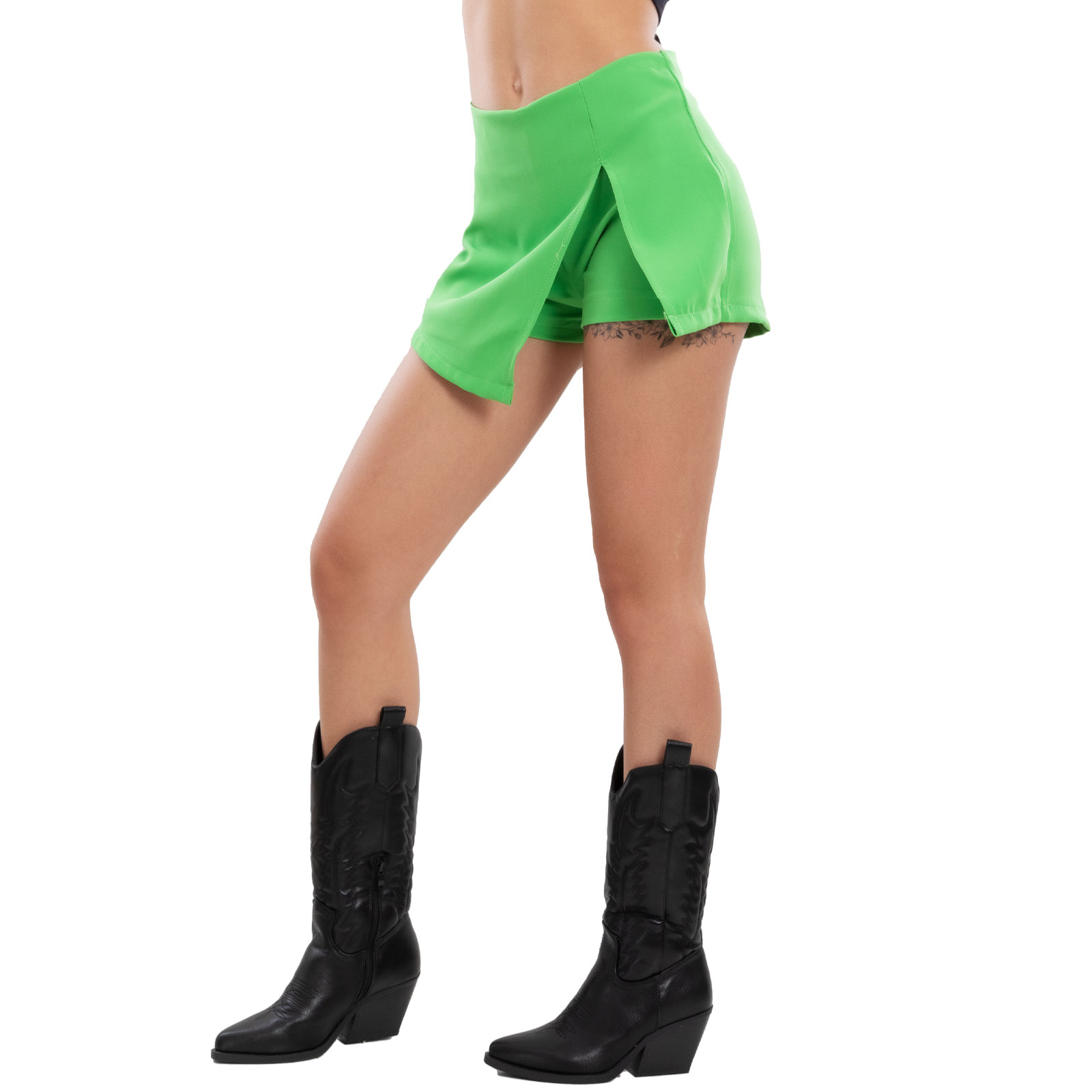 Minigonna donna gonna corta spacco pantaloncino short TOOCOOL VB-3032 - Foto 13 di 34