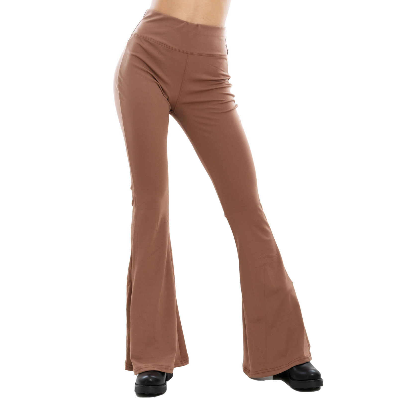 Damen Leggings Stretch Pfote Glocke Flare High Waist Yoga TOOCOOL VI-107 - Bild 18 von 22