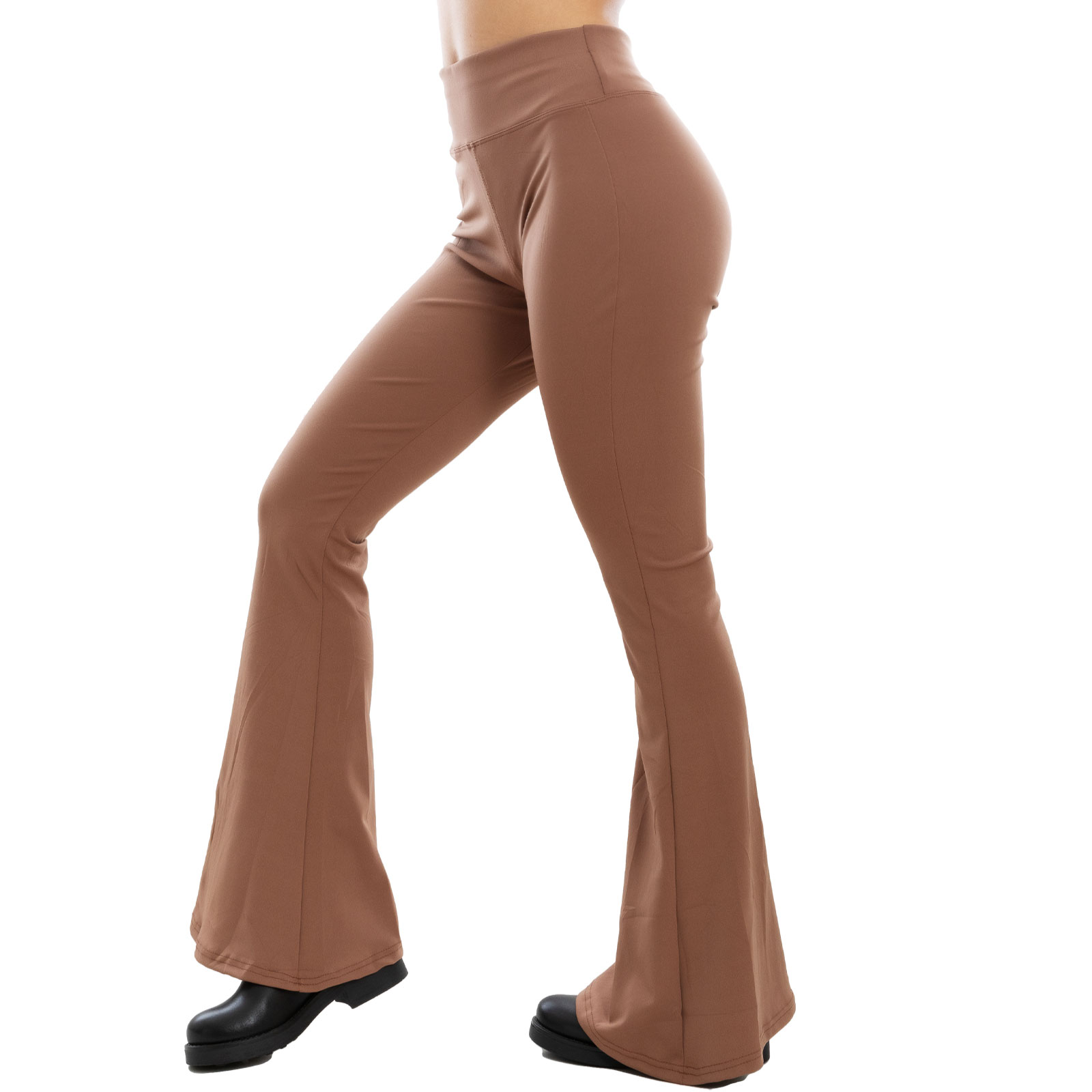 Damen Leggings Stretch Pfote Glocke Flare High Waist Yoga TOOCOOL VI-107 - Bild 22 von 22