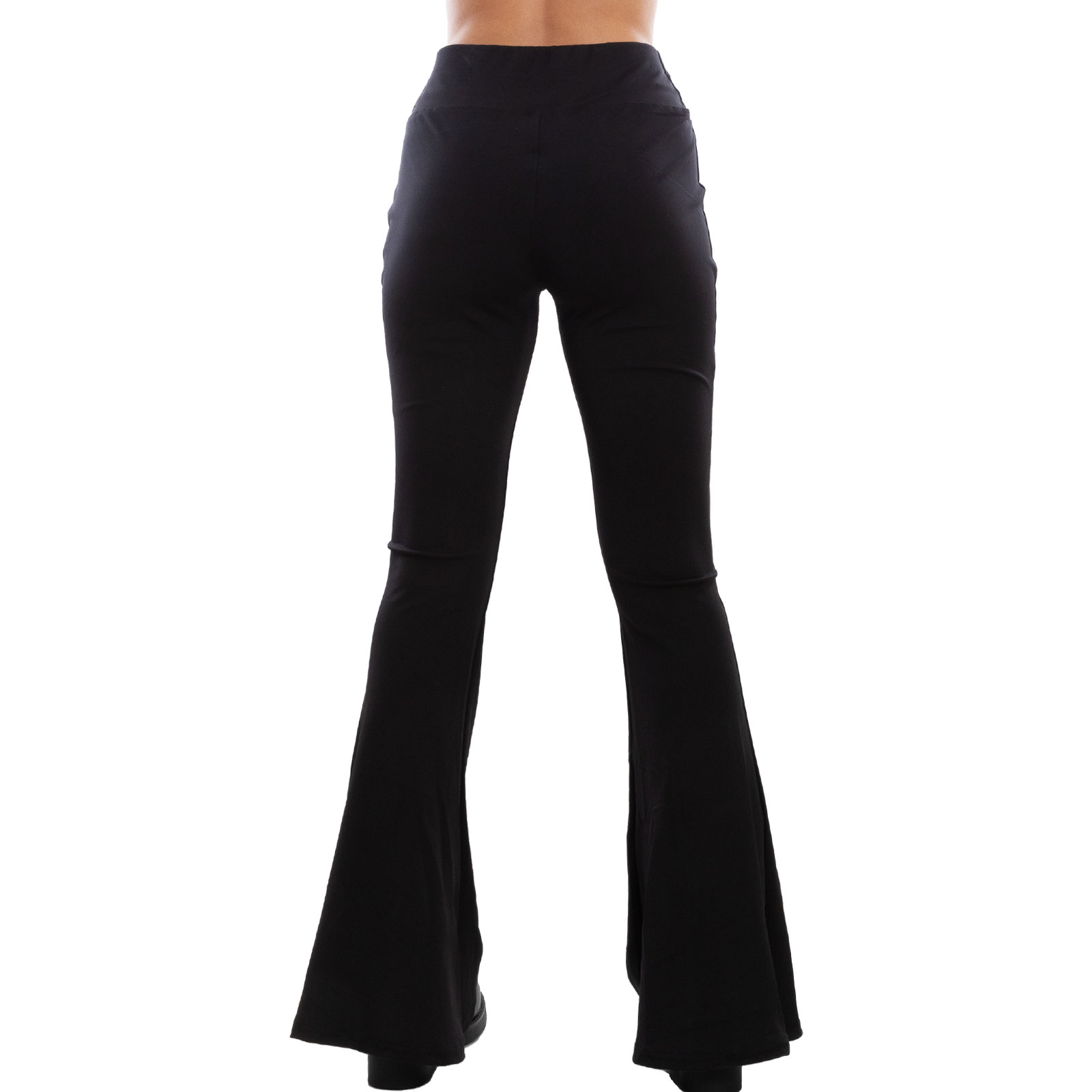 Damen Leggings Stretch Pfote Glocke Flare High Waist Yoga TOOCOOL VI-107 - Bild 14 von 22