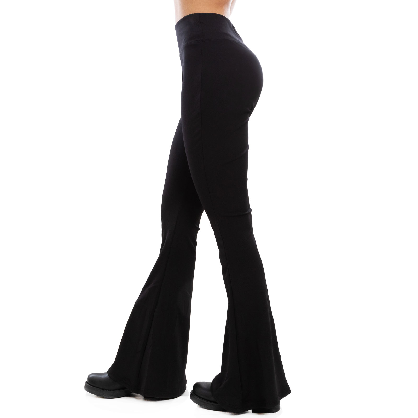 Damen Leggings Stretch Pfote Glocke Flare High Waist Yoga TOOCOOL VI-107 - Bild 15 von 22