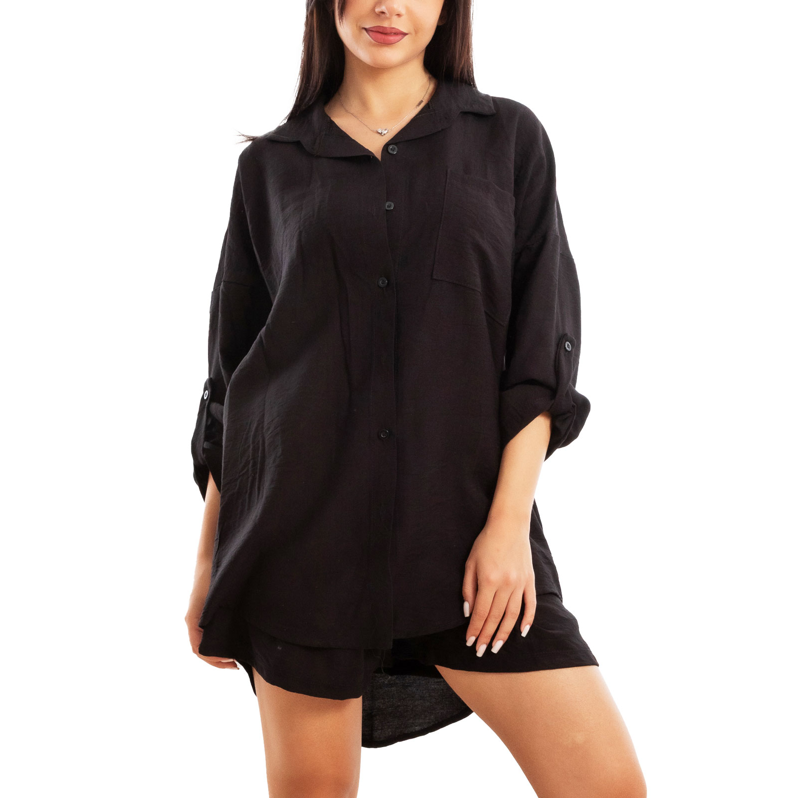 Complete Two Piece Women&rsquo;s Shirt Shorts Summer TOOCOOL VI-5546