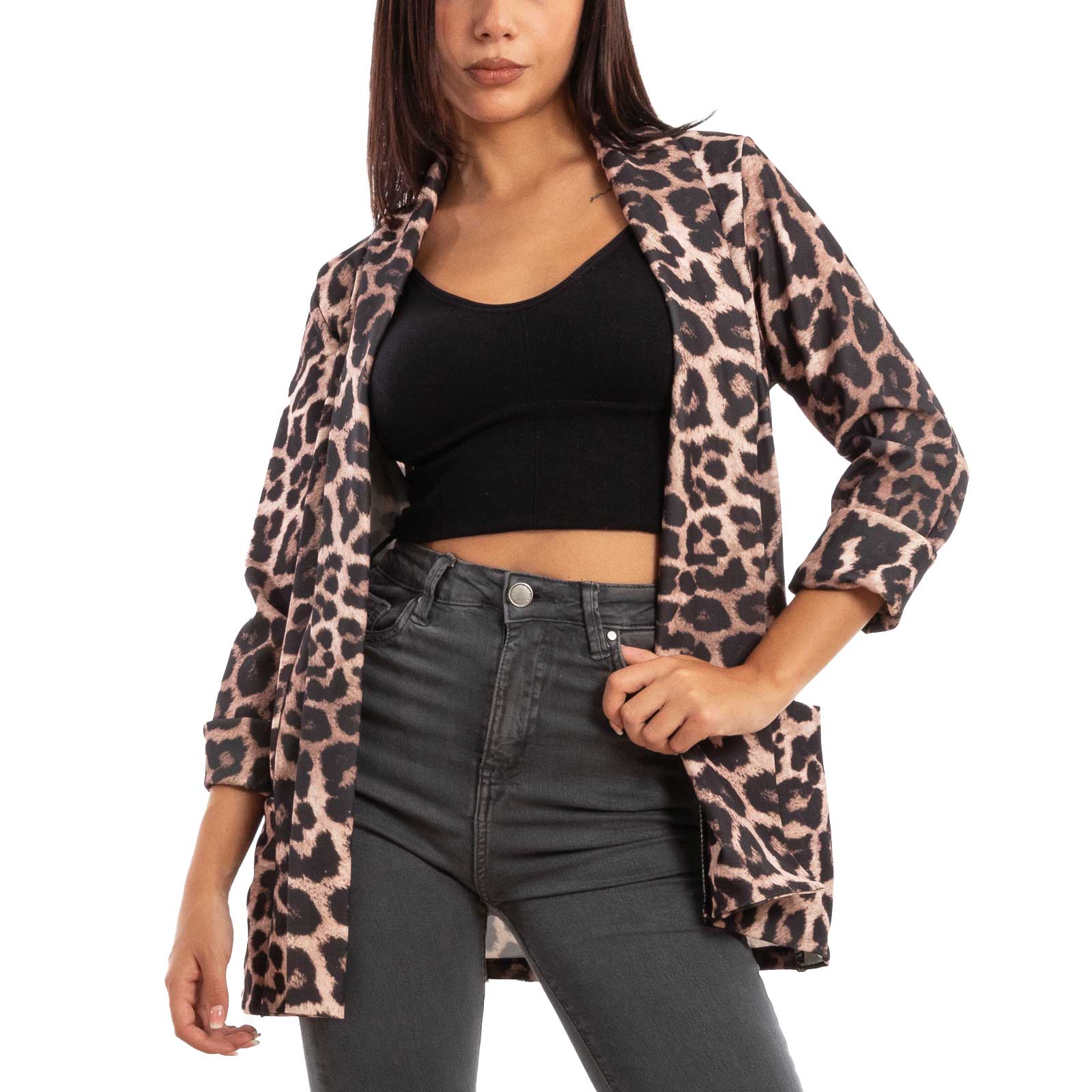 Women's Blazer Elegant Casual Basic Single Breasted Spring TOOCOOL VI-80021 - Picture 87 of 96