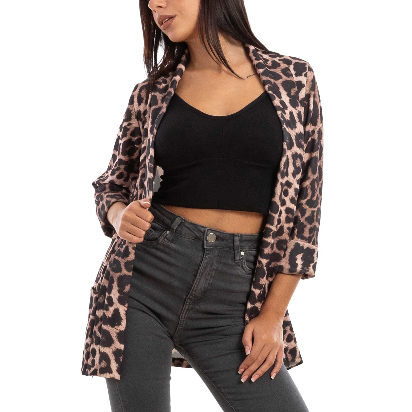 Women's Blazer Elegant Casual Basic Single Breasted Spring TOOCOOL VI-80021 - Picture 91 of 96
