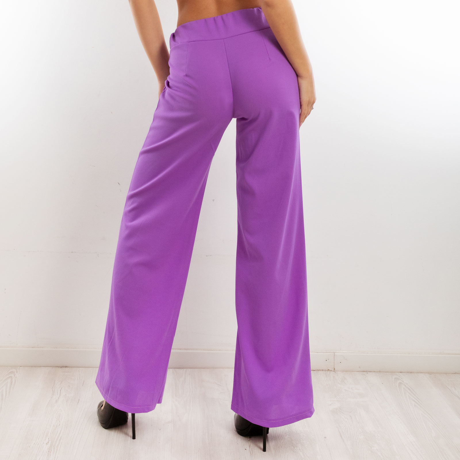 TOOCOOL VI-9292 Women's Basic Elastic Waist Palace Pants - Picture 34 of 38