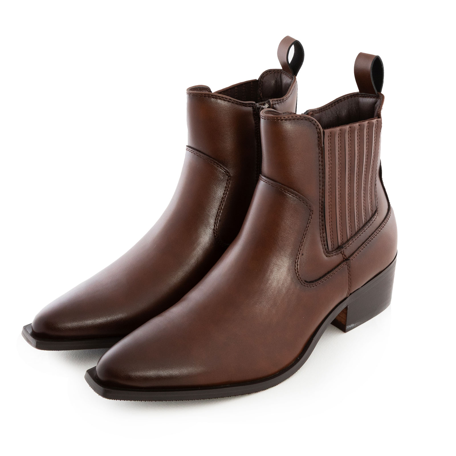 Stivaletti Bassi Texani Cowboy Uomo Classici Punta Quadrata Toocool Y317