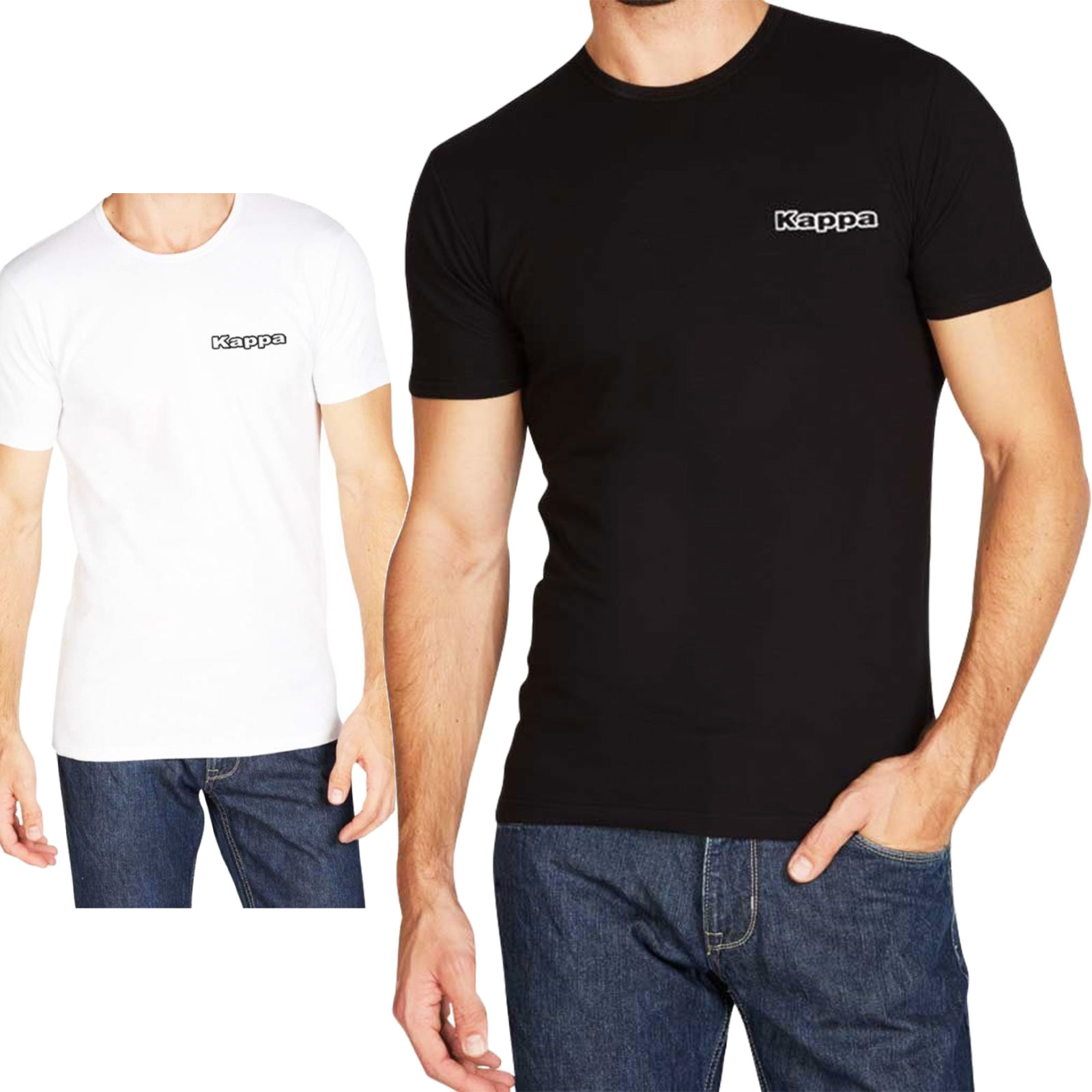 Stock 2 Kappa t-shirt homme manches mi-longues t-shirt coupe slim TOOCOOL K1304