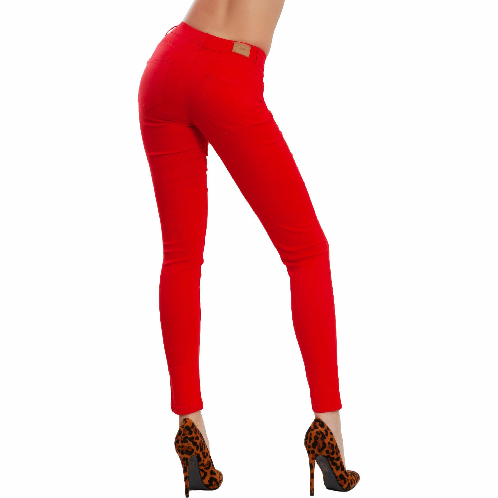 Jeans donna pantaloni skinny slim elasticizzati push up aderenti nuovi M5780 - Photo 66/94